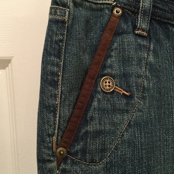 Ralph Lauren blue denim jeans 6 long boot cut leg NWT fit and flare - Picture 2 of 4